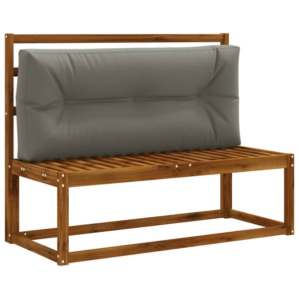 Pallryggkudde VIANEN 100% Polyester Grå 120 x 40 x 12 cm