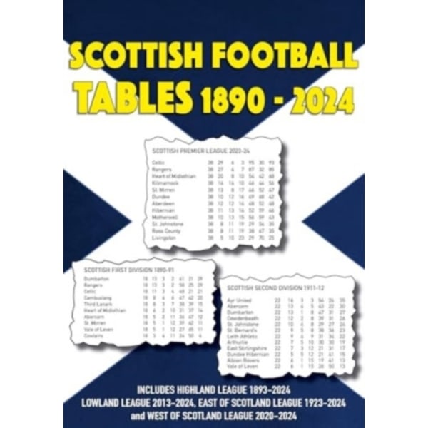 Scottish Football League Tables 1890-2024 (häftad, eng)