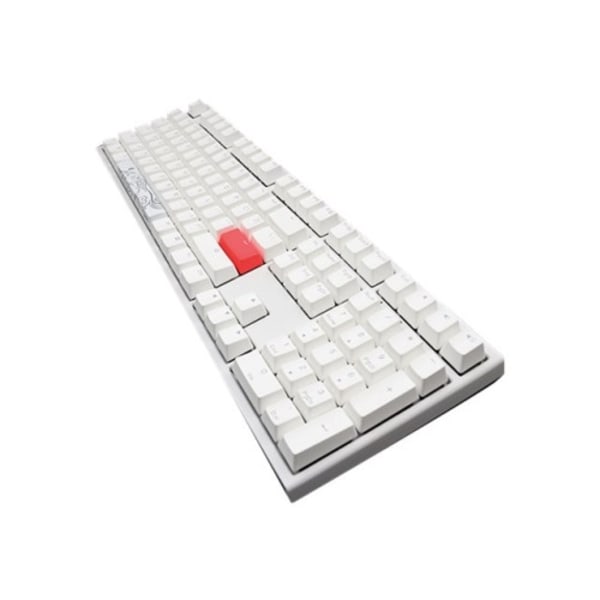 Ducky One 2 White Edition - tangentbord - tysk - vit Inmatningsenhet Vit