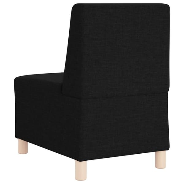 Soffstol utan armstöd svart 55 cm tyg