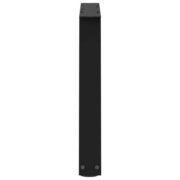 Soffbordsben V-formade 2 st svarta 60x(42-43,3) cm stål