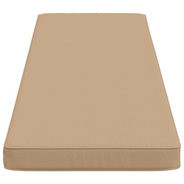 1-delad Bänk Kudde VUGHT 100% Polyester Sand 150 x 40 x 5 cm