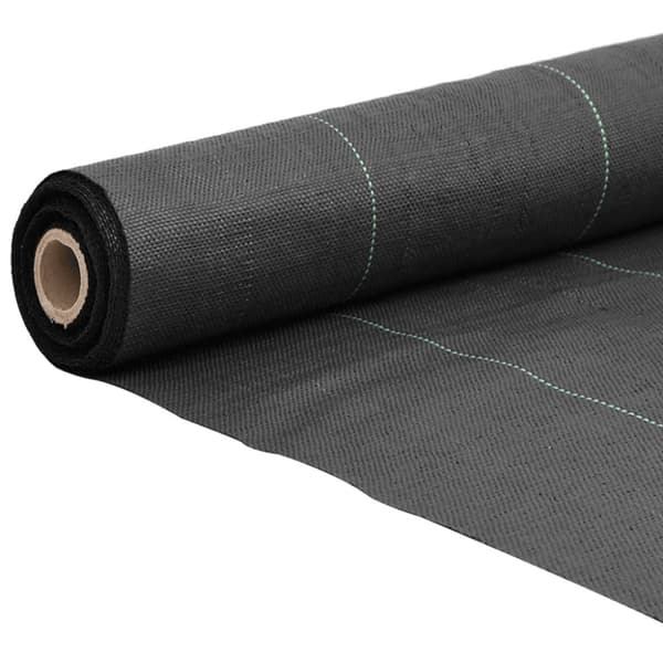Ogräsmatta svart 2x10 m PP