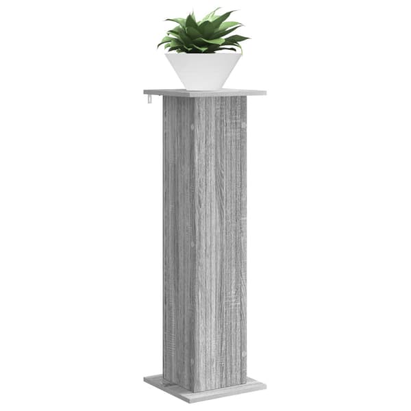 Växtställ 2 pcs Grå sonoma-ek 30,5 x 30 x 100,5 cm