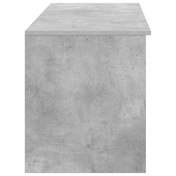 Badrumsmöbelset 2 pcs Betonggrå Konstruerat trä