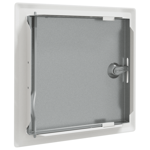 Åtkomstpanel 2 pcs Vit 23 x 23 x 3 cm Stål