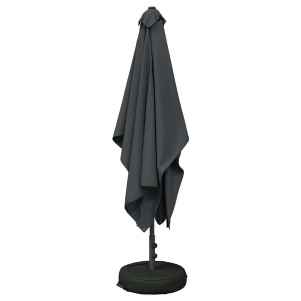 Trädgårdsparasol 200 x 300 cm Polyester Rektangulär Antracit