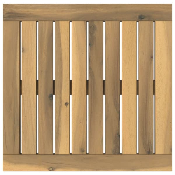 Bordsskiva 40,5 x 40 x 2 cm Rektangulär Massivt Akaciaträ Vit
