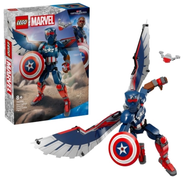 LEGO - Super Heroes - Captain America Construction Figure (76296)
