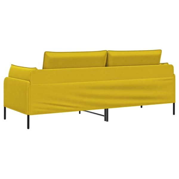 3-Sits soffa 3-sits Gul 222 x 81 x 89 cm Sammet