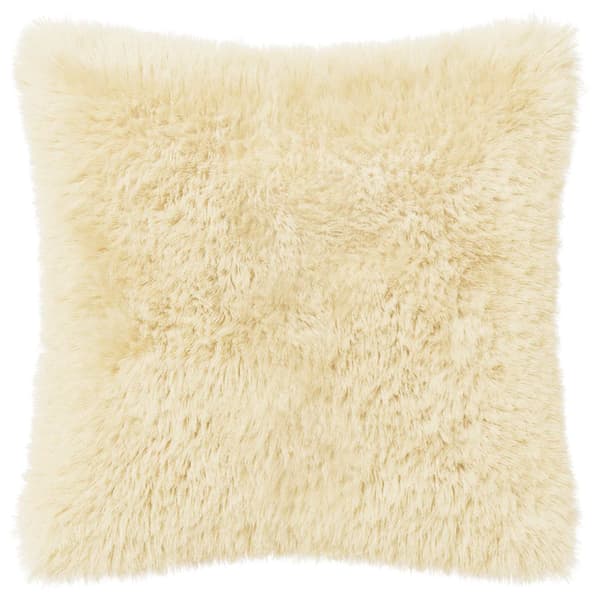 Kuddöverdrag 2 st HEERLEN Gräddvit 45 x 45 cm PV Fleece