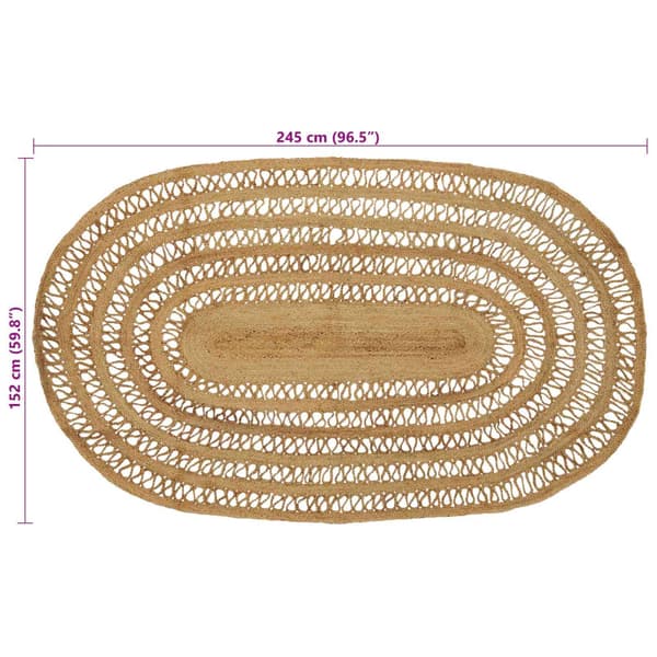 Matta Brun 152 x 245 cm Jute