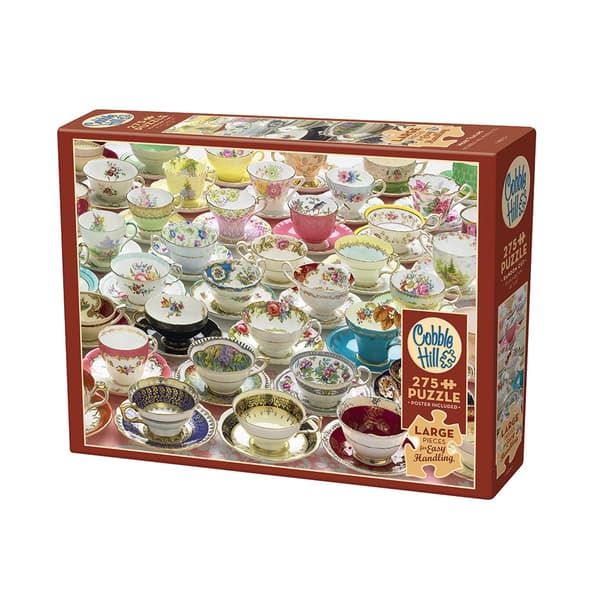 More Teacups, Pussel, 275 Stora Bitar, Cobble Hill