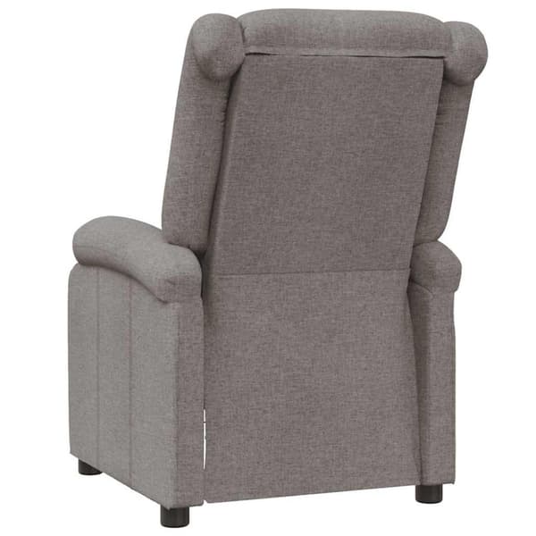 Reclinerfåtölj taupe tyg