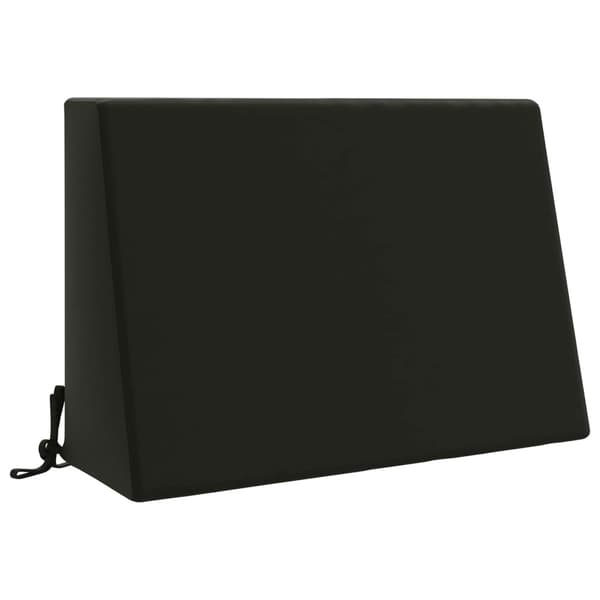 Ryggkudde SOEST 100% Polyester Svart 60 x 20 x 40 cm