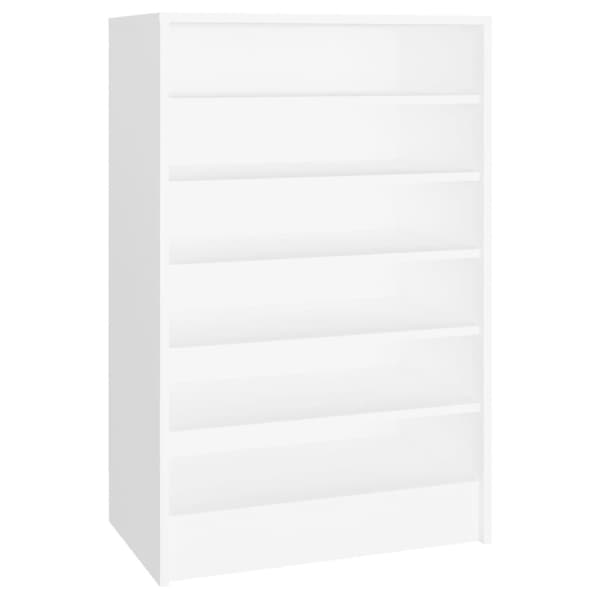 Skoskåp vit 60x35x92 cm konstruerat trä