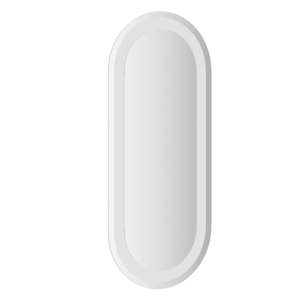 Badrumsspegel LED 60x25 cm oval
