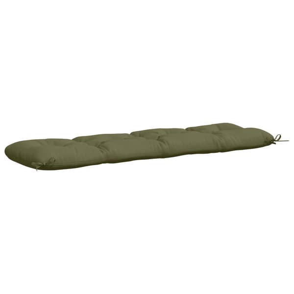 Bänk kudde VIANEN 100% Polyester Olivgrön 140 x 40 x 12 cm