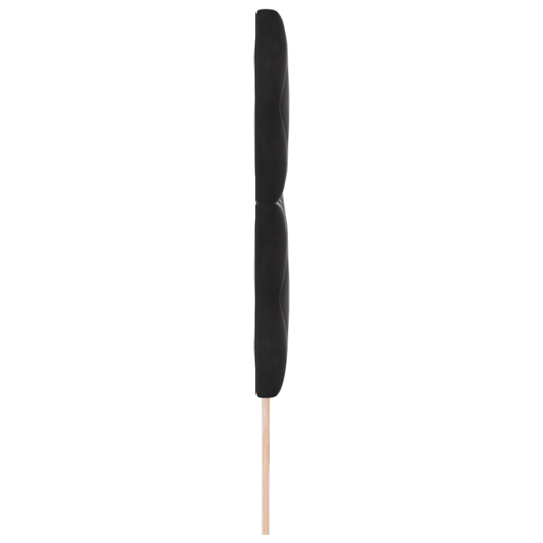LED huvuddyna Svart 200 cm Sammet