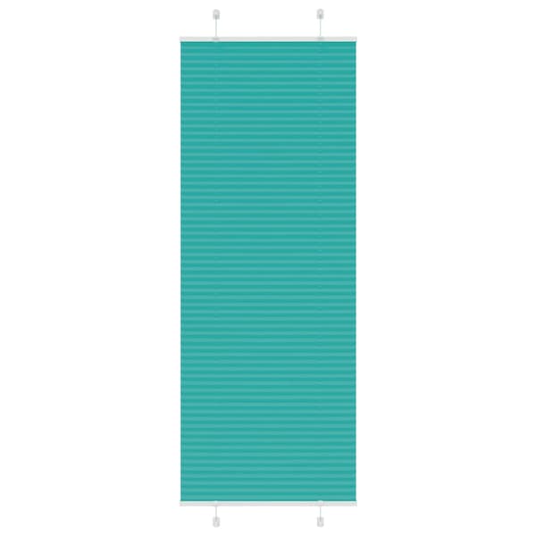 Plisserad persienn bensingrön 70x200 cm tyg bredd 69,4 cm