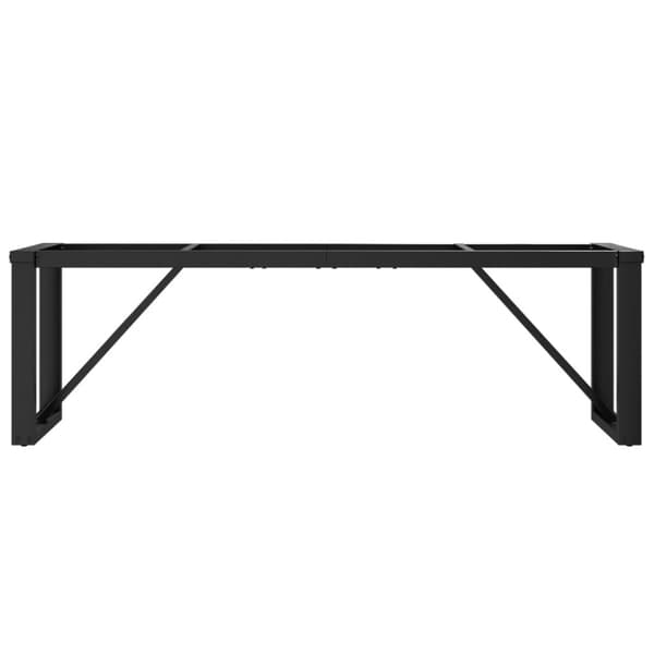 Bordsben för soffbord O-ram 140x30x43 cm stål