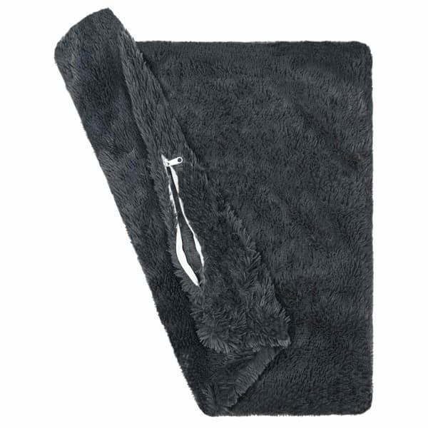 Kudde med kudde HEERLEN 2 st Antracit PV Fleece