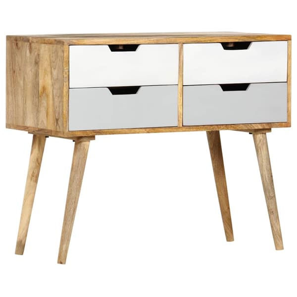 Skänk 85x40x71 cm massivt mangoträ