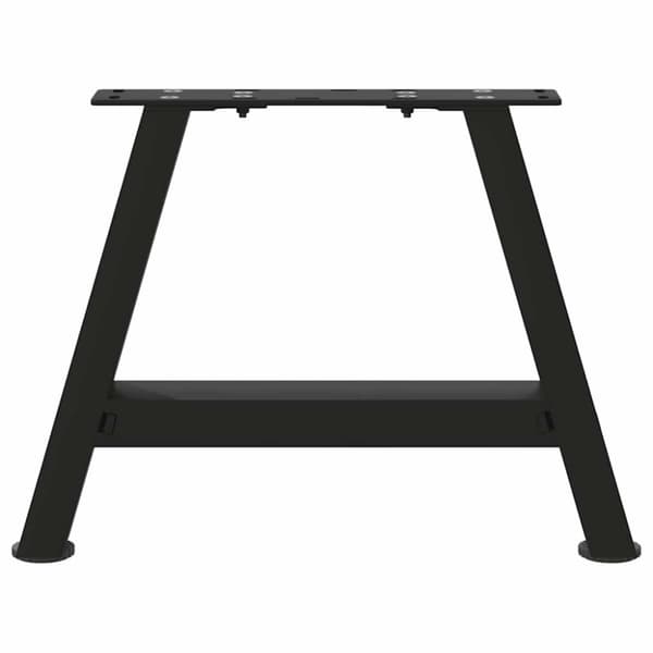 Soffbordsben A-formade 2 st svarta 50x(30-31) cm stål