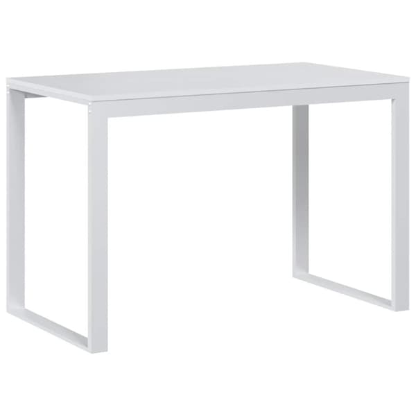 Datorbord vit 110x60x73 cm spånskiva