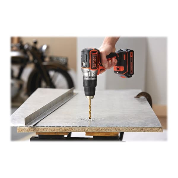 BLACK+DECKER - slagborr - sladdlös - 2 hastigheter