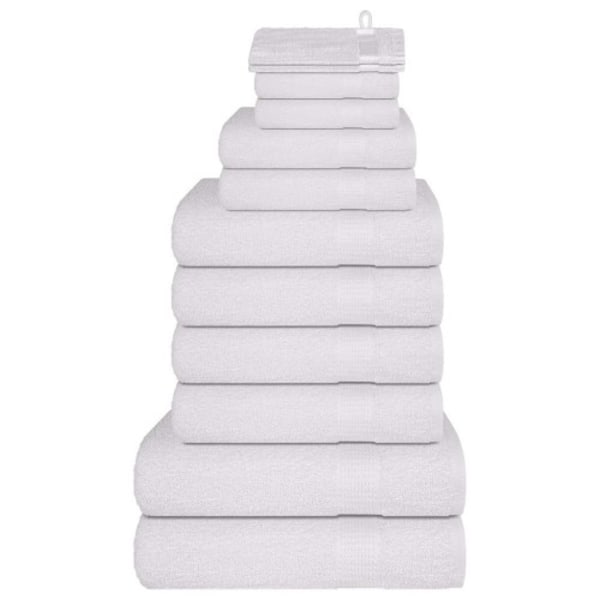 Handdukar 12 st vit 360 gsm 100% bomull