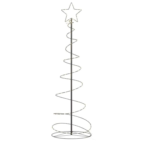 LED julgran 120 LEDs varmvit 180 cm