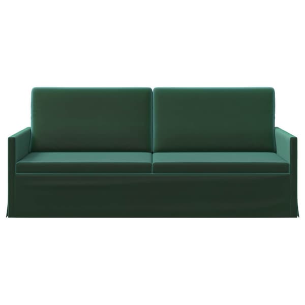 3-sitssoffa Mörkgrön 190 x 81 x 82 cm Sammet (V)