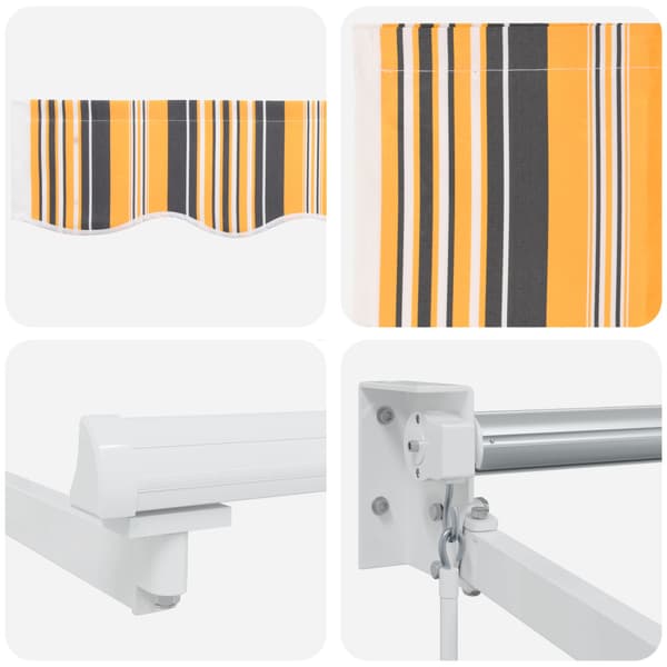 Markis Flerfärgsdesign 300 x 250 x 165 cm Polyester