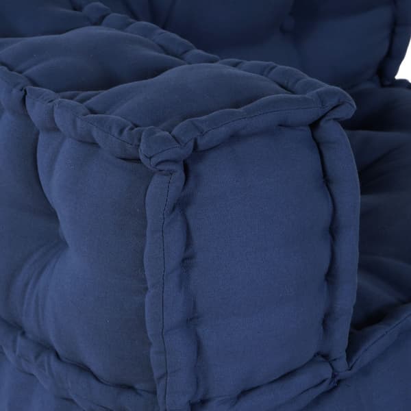 Modulsofa enhet 3 pcs Indigo Tyg
