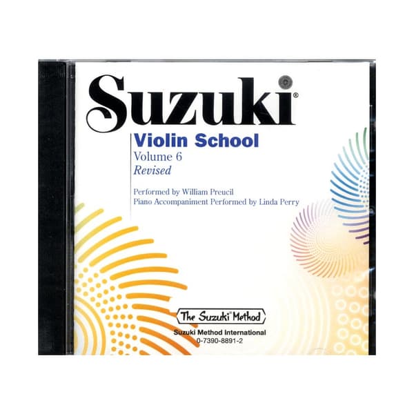 Suzuki Violin School CD 6 Reviderad (bok, eng)