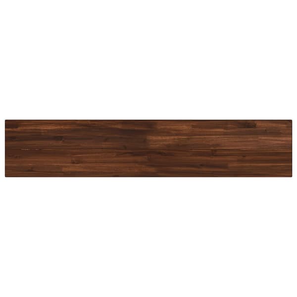 Rektangulärt Bordsskiva 90 x 50 x 3,5 cm Rektangulär Mörkbrun