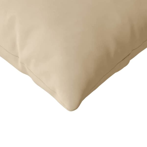 Sofakuddar 2 pcs Kräm 120 x 40 cm tyg