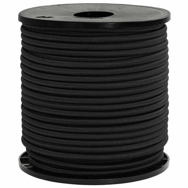 Bungee-rep 6 mm Svart PP och gummi