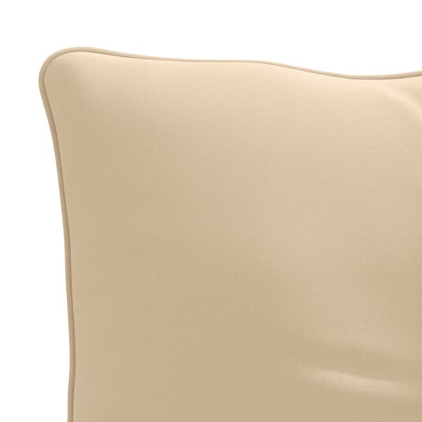 Ryggkudde PUTTEN 100% Polyester Gräddvit 40 x 40 x 10 cm