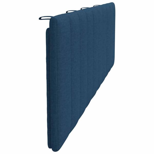 Headboard Cushion "Hanko" Blue 180 cm Fabric
