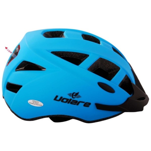Volare - Bicycle Helmet - Blue w/LED 54-58 cm (1128)
