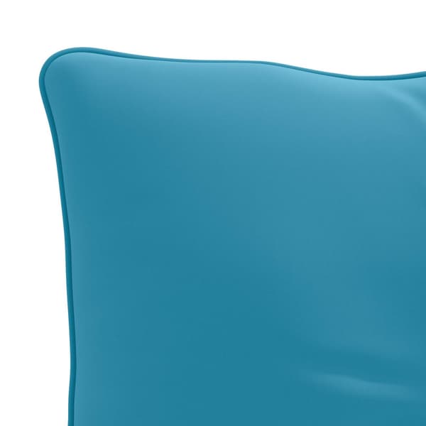 Ryggkudde PUTTEN 100% Polyester Ljusblå 70 x 40 x 10 cm