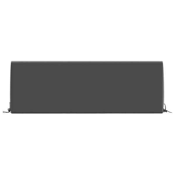 Ryggkudde SOEST 100% Polyester Antracit 120 x 20 x 40 cm
