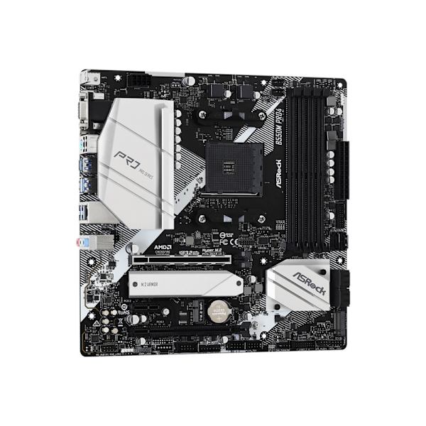 ASRock B550M Pro4 - moderkort - micro ATX - Socket AM4 - AMD B550