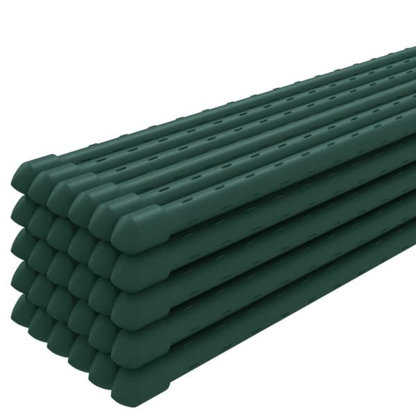 Växtstöd 30 st grön 150 cm stål
