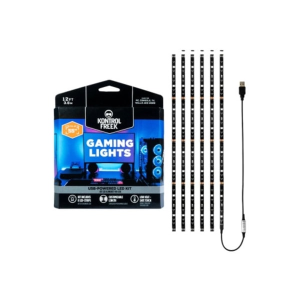 KontrolFreek Gaming Lights - ljusslinga - LED - blått/grönt/lila/rött/vitt/gult ljus