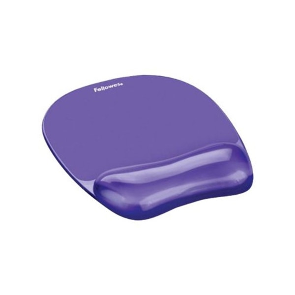 Fellowes Gel Crystal - mustablett med handledskudde