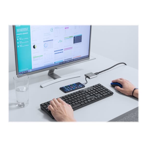Natec Fowler Mini - dockningsstation - USB-C - HDMI