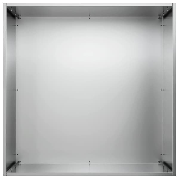 Trädgårdsplanterare Silver 40 x 40 x 75 cm Galvaniserat stål